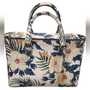Rare Vintage Henri Bendel Tropical Floral Tote Bag